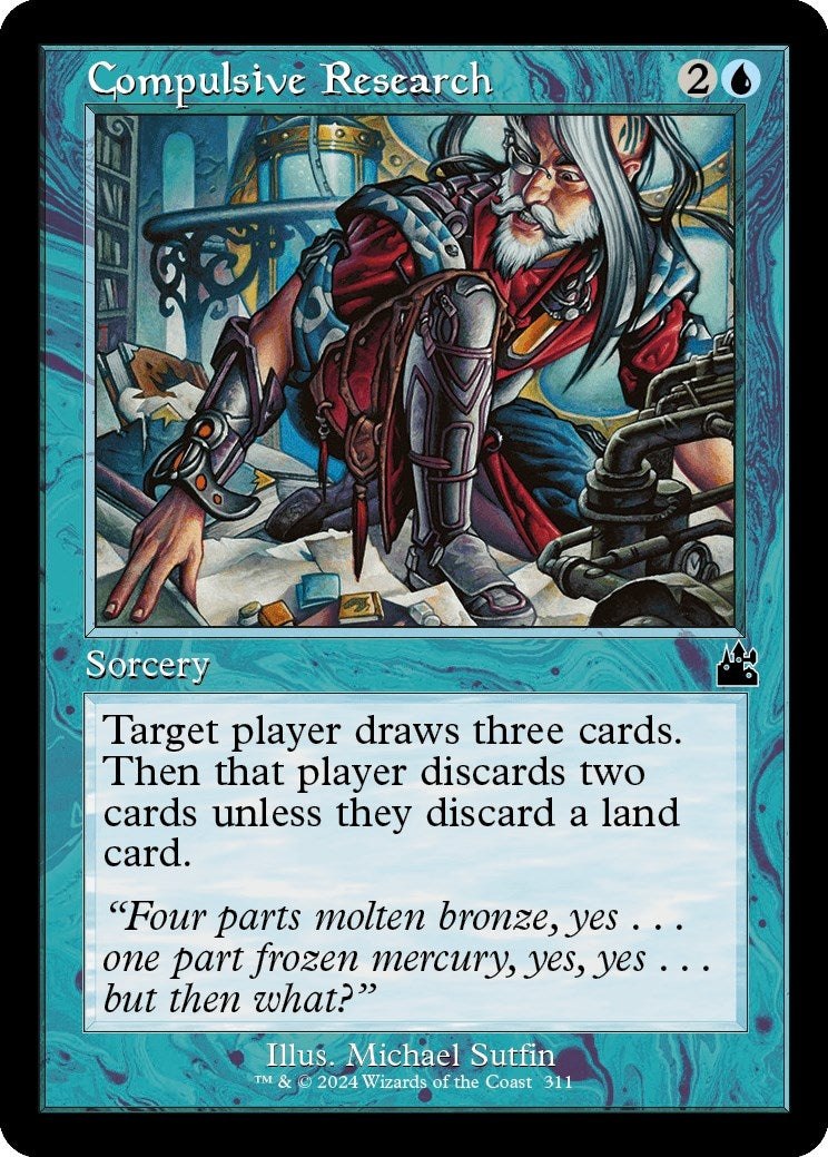 Compulsive Research (Retro Frame) (311) [RVR] - MTG Single