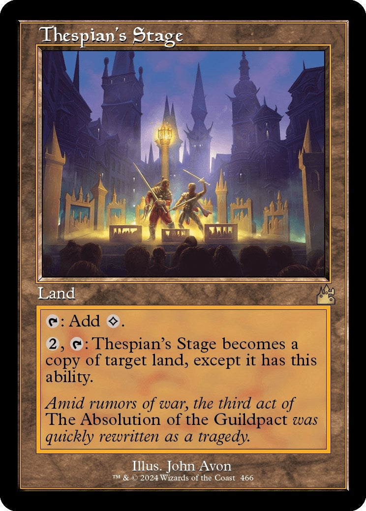 Thespian’s Stage (Retro Frame) (466) [RVR] - MTG Single