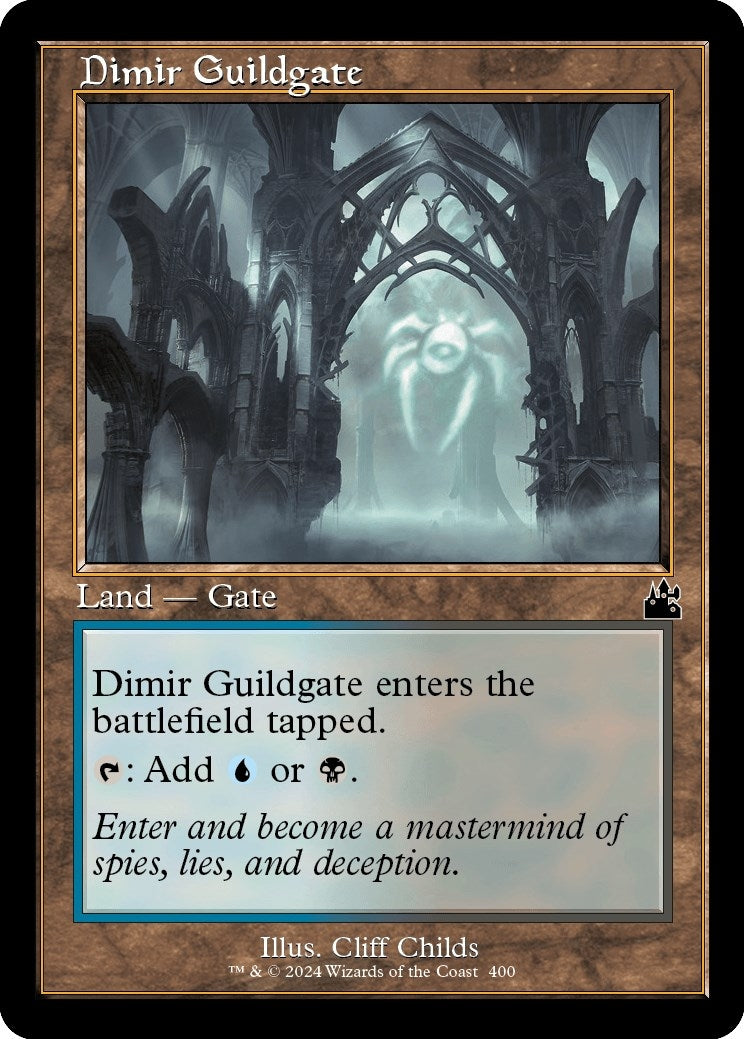 Dimir Guildgate (Retro Frame) (400) [RVR] - MTG Single