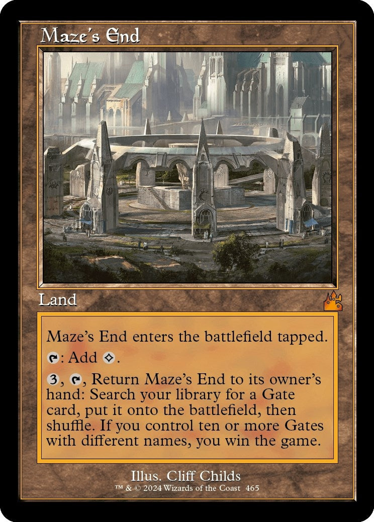 Maze’s End (Retro Frame) (465) [RVR] - MTG Single
