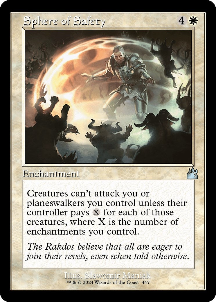Sphere of Safety (Retro Frame) (447) [RVR] - MTG Single