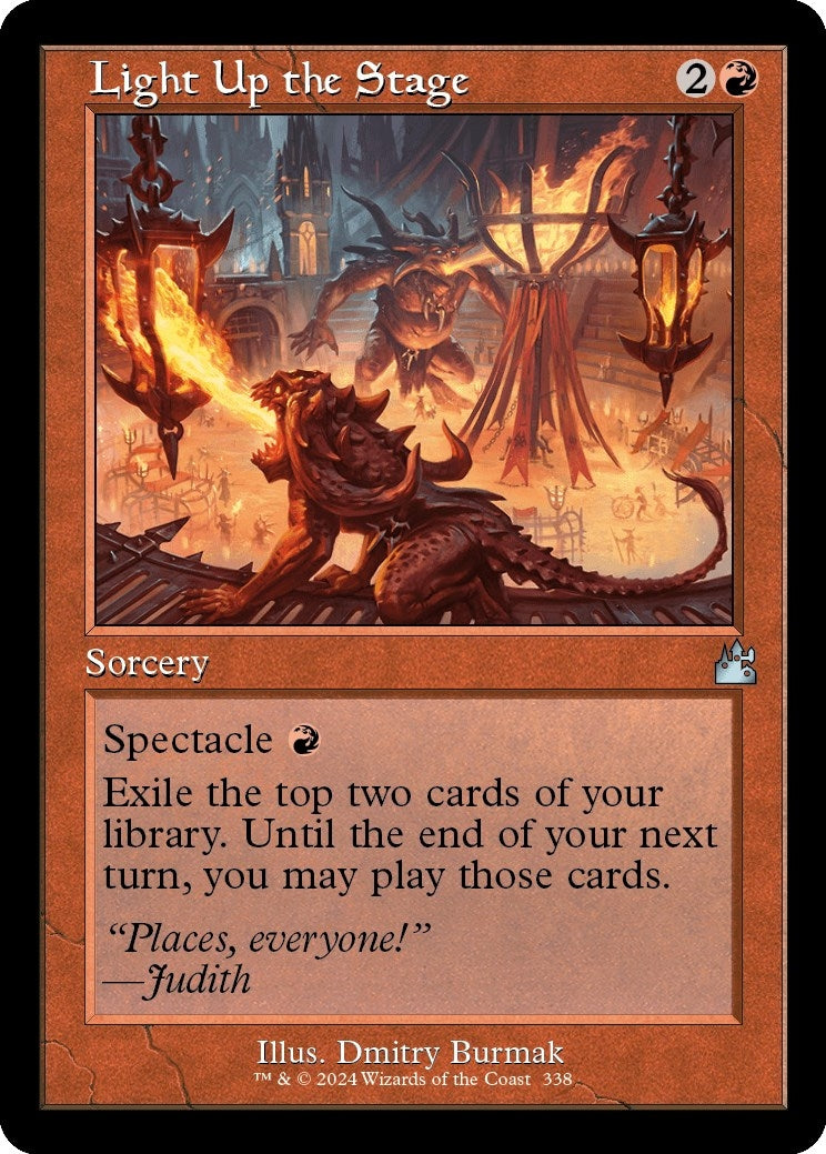 Light Up the Stage (Retro Frame) (338) [RVR] - MTG Single