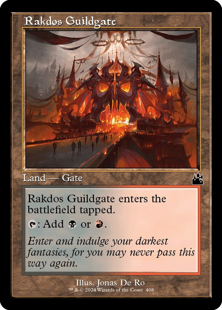 Rakdos Guildgate (Retro Frame) (408) [RVR] - MTG Single