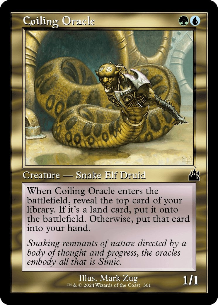 Coiling Oracle (Retro Frame) (361) [RVR] - MTG Single