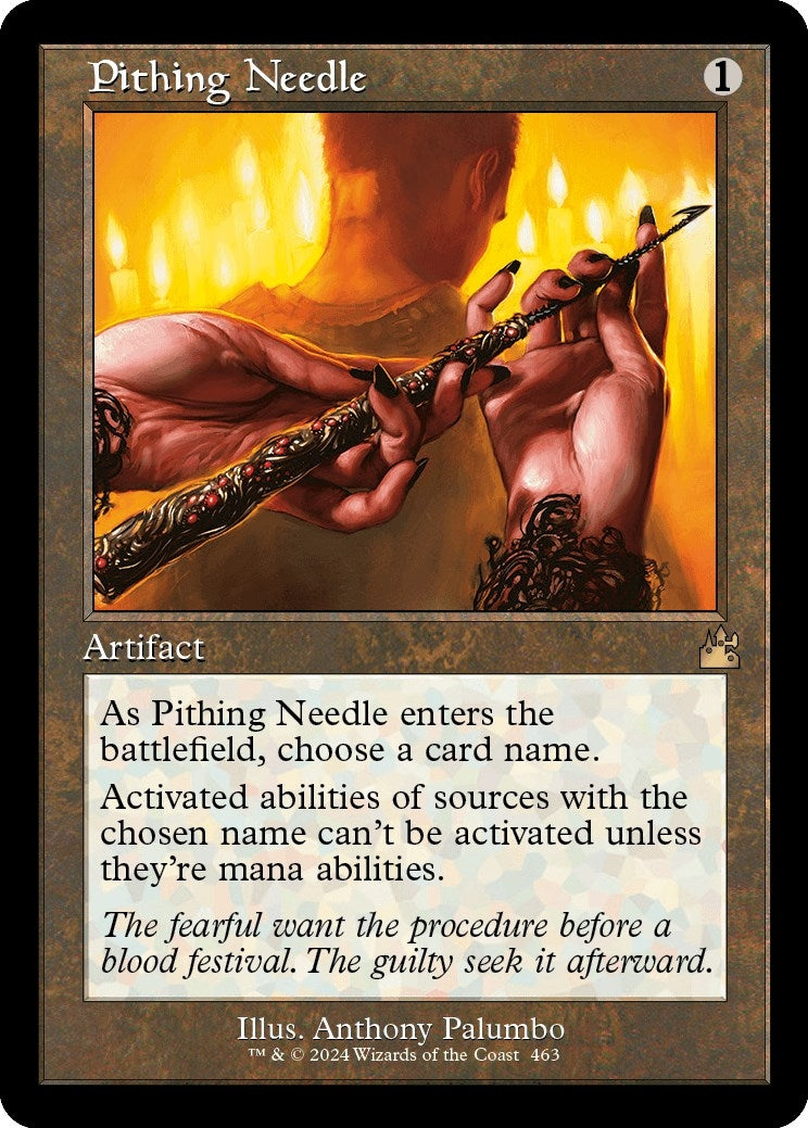 Pithing Needle (Retro Frame) (463) [RVR] - MTG Single