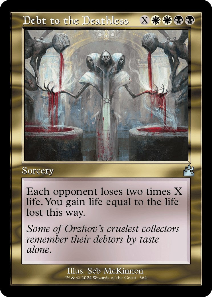 Debt to the Deathless (Retro Frame) (364) [RVR] - MTG Single