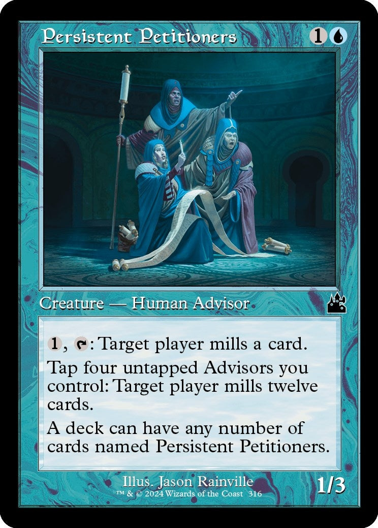 Persistent Petitioners (Retro Frame) (316) [RVR] - MTG Single