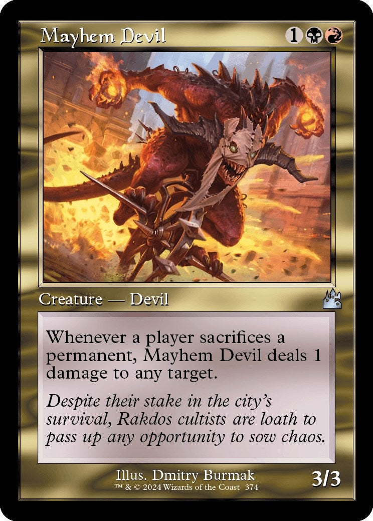 Mayhem Devil (Retro Frame) (374) [RVR] - MTG Single
