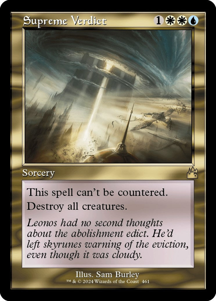 Supreme Verdict (Retro Frame) (461) [RVR] - MTG Single