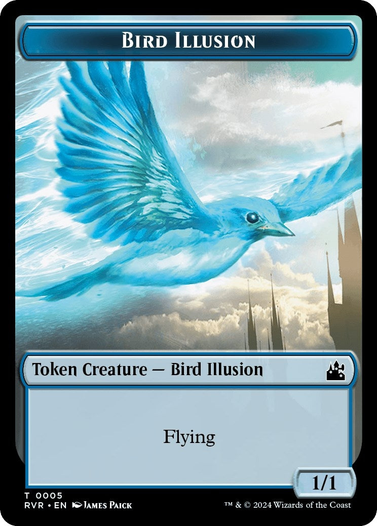 Bird Illusion Token (0) [RVR] - MTG Single