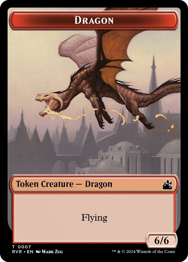 Dragon Token (0) [RVR] - MTG Single