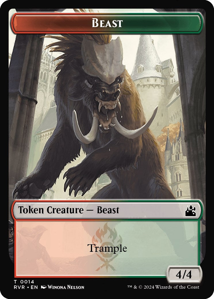 Beast Token (0) [RVR] - MTG Single