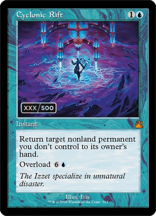 Cyclonic Rift (Retro Frame) (Serial Numbered) (313) [RVR] - MTG Single