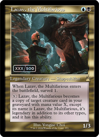 Lazav the Multifarious (Retro Frame) (Serial Numbered) (371) [RVR] - MTG Single