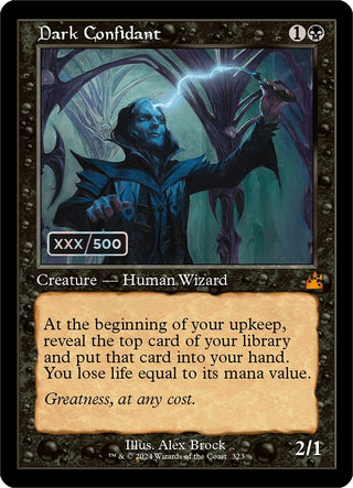 Dark Confidant (Retro Frame) (Serial Numbered) (323) [RVR] - MTG Single