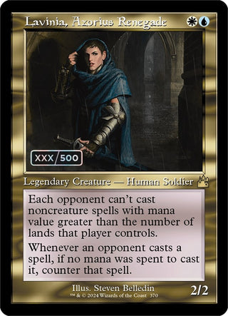 Lavinia Azorius Renegade (Retro Frame) (Serial Numbered) (370) [RVR] - MTG Single