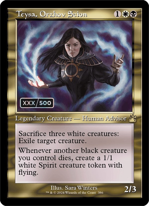 Teysa Orzhov Scion (Retro Frame) (Serial Numbered) (386) [RVR] - MTG Single