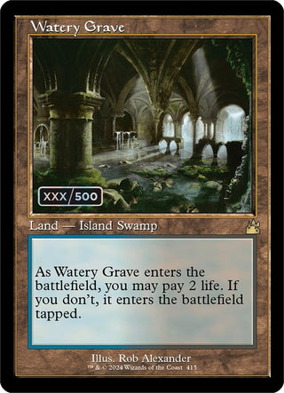 Watery Grave (Retro Frame) (Serial Numbered) (415) [RVR] - MTG Single