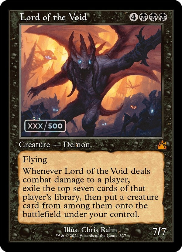 Lord of the Void (Retro Frame) (Serial Numbered) (327) [RVR] - MTG Single