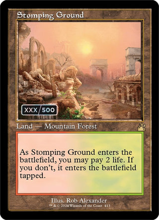 Stomping Ground (Retro Frame) (Serial Numbered) (413) [RVR] - MTG Single
