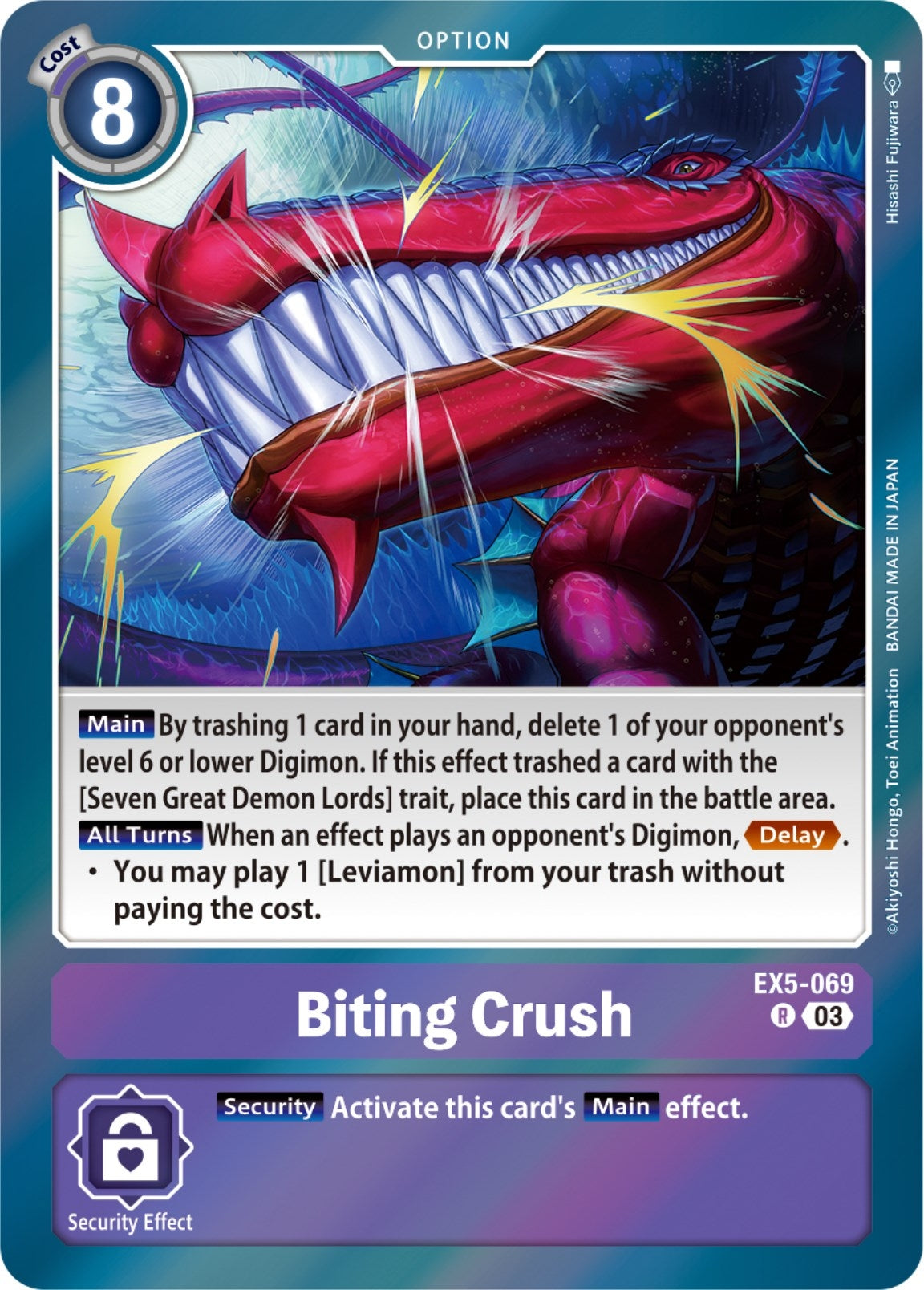 Biting Crush (5069) [EX05] - Digimon Card Game Single