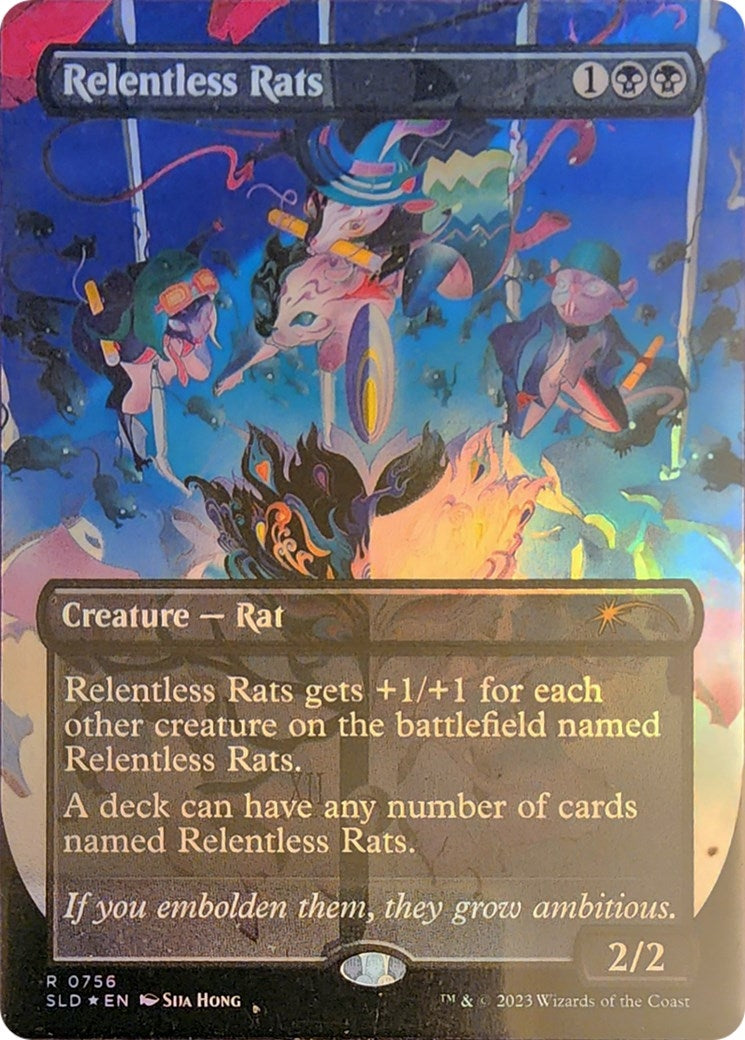 Relentless Rats (756) (756) [SLD] - MTG Single