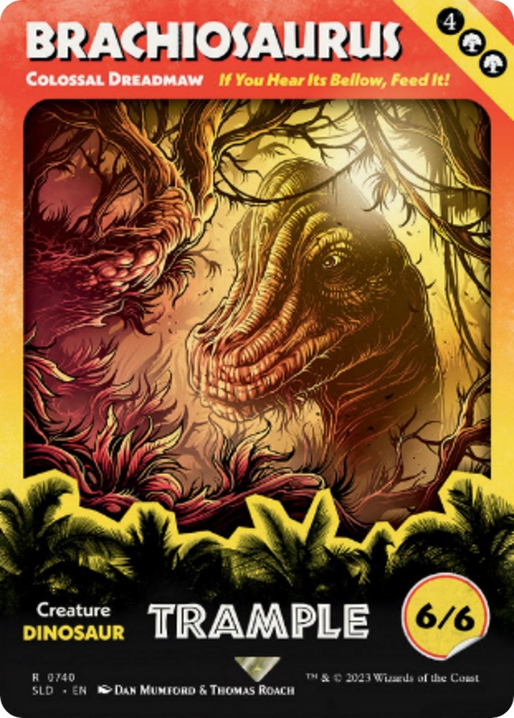 Brachiosaurus - Colossal Dreadmaw (740) [SLD] - MTG Single
