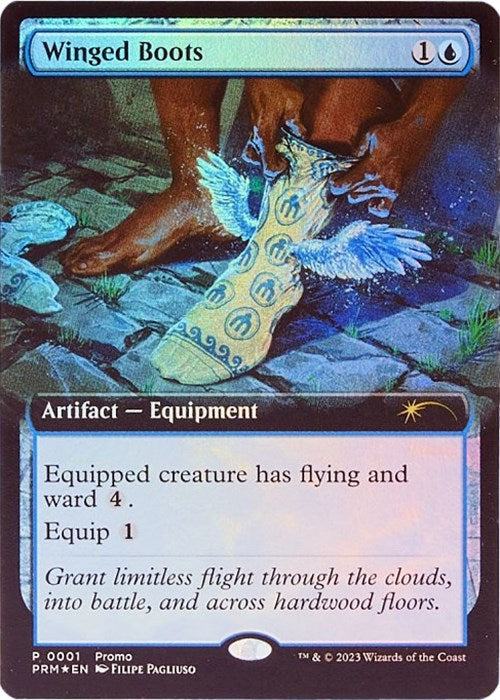 Winged Boots (1) [MEDIA] - MTG Single