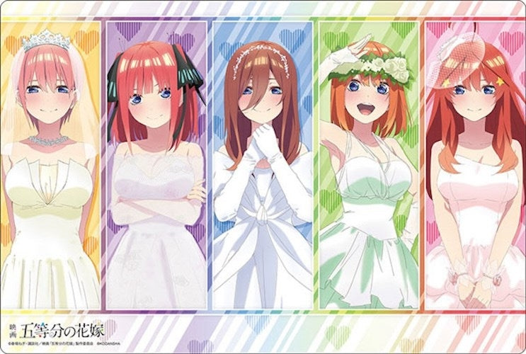 Bushiroad Rubber Mat Collection V2 Vol.741: Movie The Quintessential Quintuplets - Bride ver. (741) - Playmats Sealed