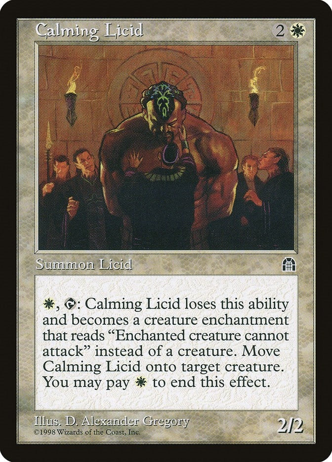 Calming Licid [STH] - MTG Single