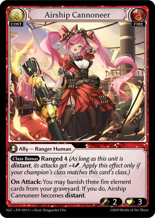 Image for Airship Cannoneer (093) (Alchemical Revolution) - Grand Archive TCG