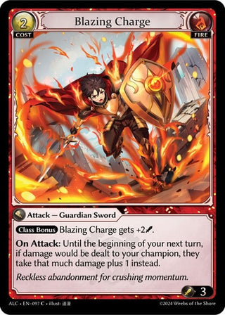 Image for Blazing Charge (097) (Alchemical Revolution) - Grand Archive TCG