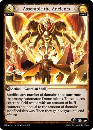 Image for Assemble the Ancients (190) (Alchemical Revolution) - Grand Archive TCG