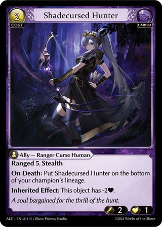 Image for Shadecursed Hunter (211) (Alchemical Revolution) - Grand Archive TCG