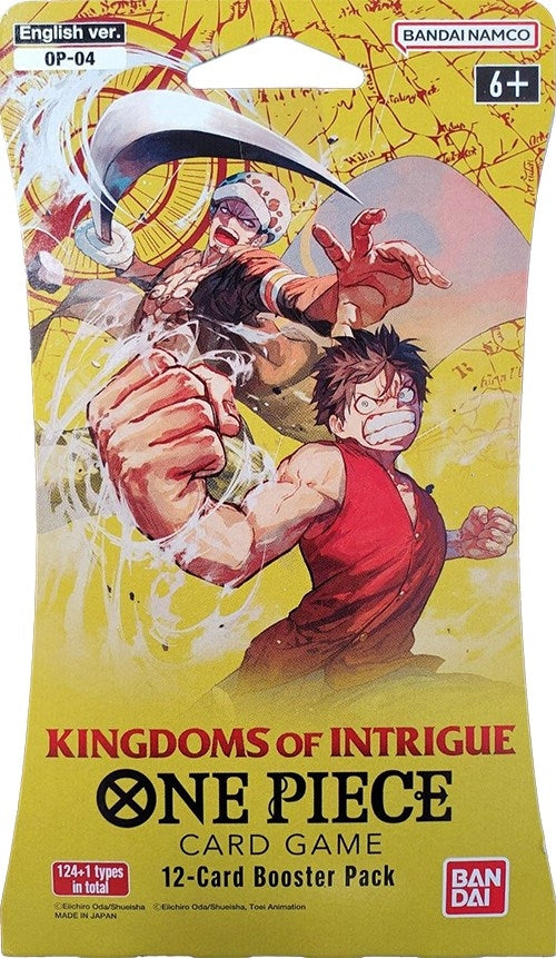 Kingdoms of Intrigue - Sleeved Booster Pack (OP04) - One Piece Card Game Sealed