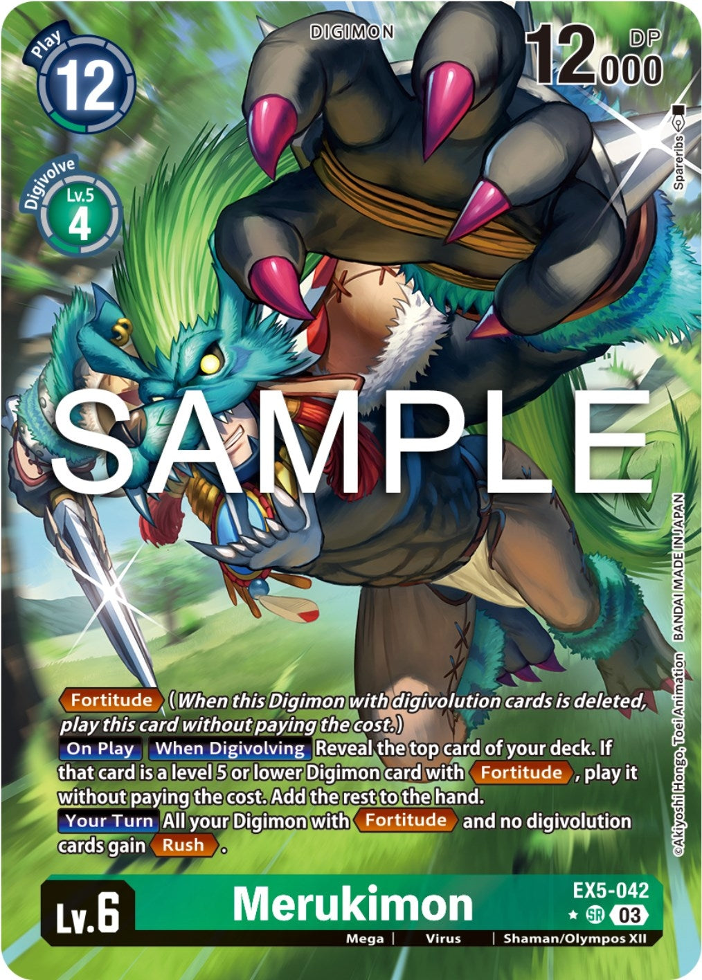 Merukimon (Alternate Art) (5042) [EX05] - Digimon Card Game Single