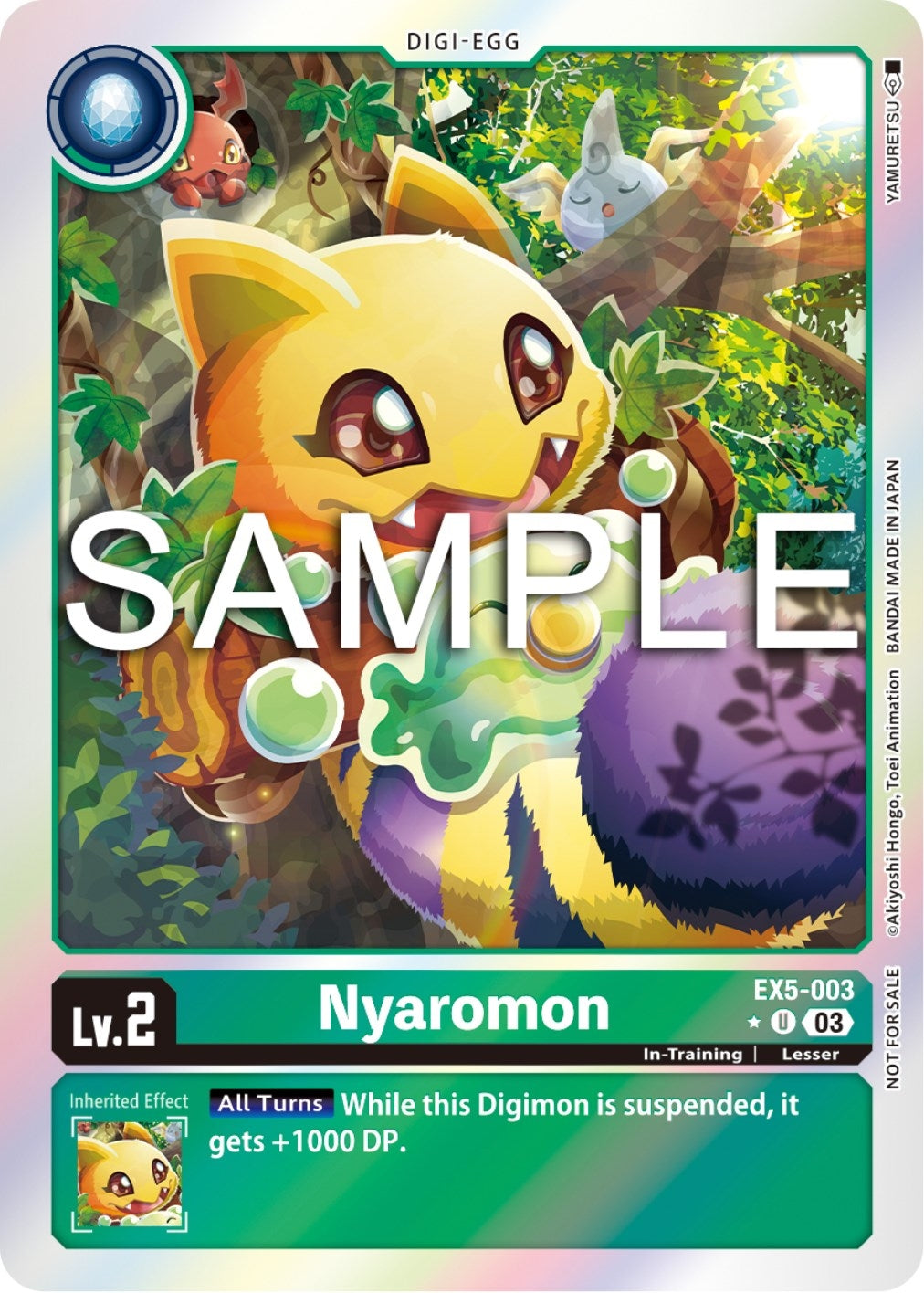 Nyaromon (Animal Colosseum Box Promotion Pack) (5003) [EX05] - Digimon Card Game Single