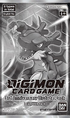 3rd Anniversary Update Pack [D-PR] - Digimon Card Game Sealed