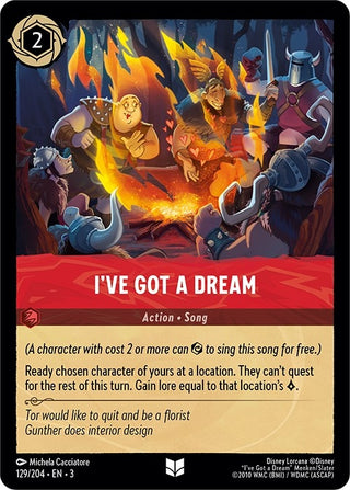 I’ve Got a Dream (129) (3) - Disney Lorcana Single