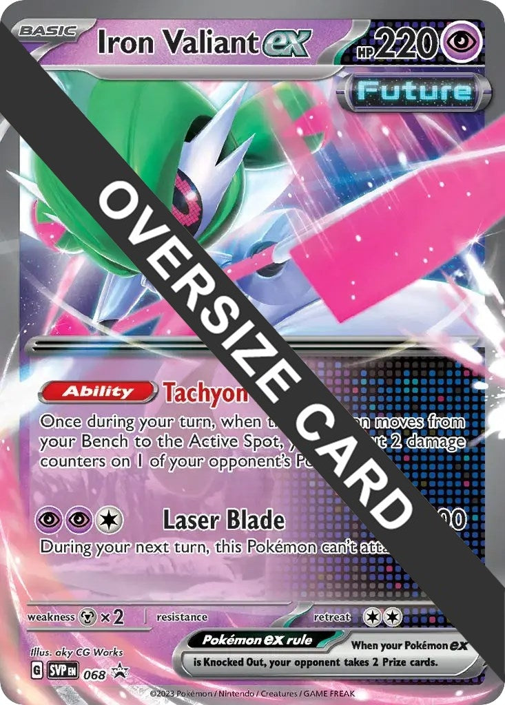 Image for Iron Valiant ex - 068 (068) (Jumbo Cards) - Pokemon