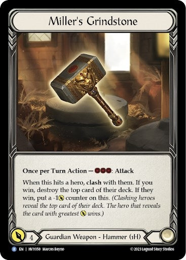 Miller’s Grindstone (50) [HVY] - Flesh and Blood TCG Single