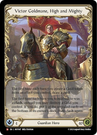 Victor Goldmane High and Mighty (47) [HVY] - Flesh and Blood TCG Single