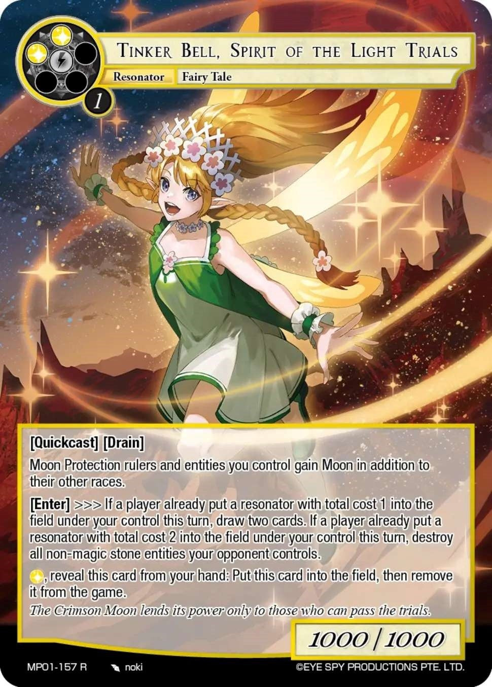 Tinker Bell Spirit of the Light Trials (1157) [MP01] - Force of Will Single