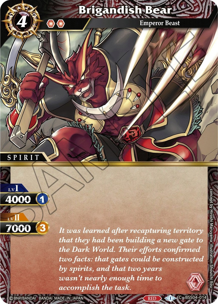 Brigandish Bear (4014) [BSS04] - Battle Spirits Saga Single