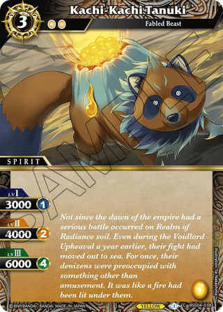 Kachi-Kachi Tanuki (4038) [BSS04] - Battle Spirits Saga Single