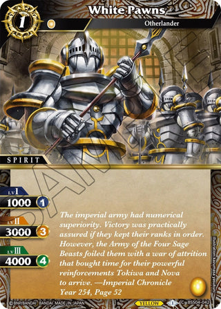 White Pawns (4042) [BSS04] - Battle Spirits Saga Single