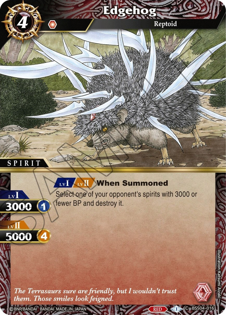 Edgehog (4016) [BSS04] - Battle Spirits Saga Single