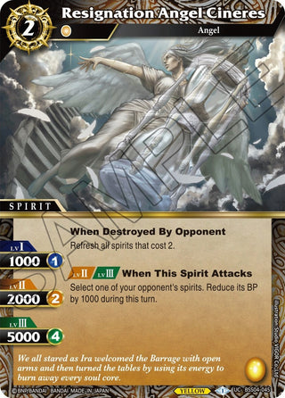 Resignation Angel Cineres (4045) [BSS04] - Battle Spirits Saga Single