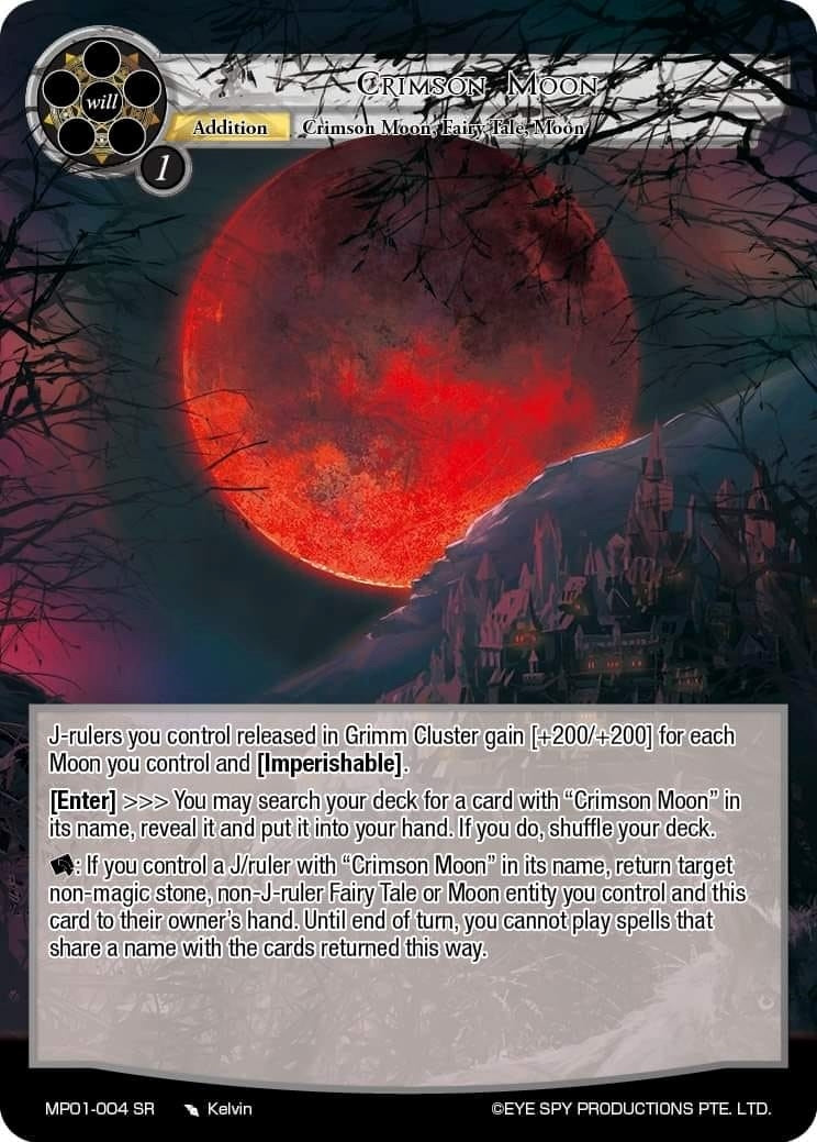 Crimson Moon (1004) [MP01] - Force of Will Single