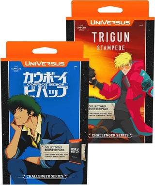 Challenger Series: Cowboy Bebop and Trigun Stampede Decks [Set of 2] [CBTS] - UniVersus Sealed